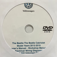 2012-2019 Volkswagen Beetle-Beetle Cabriolet Owner's Manual-Workshop Manual-Electrical Wiring Diagrams