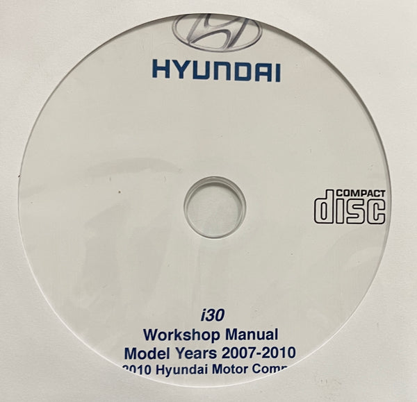 2007-2010 Hyundai i30 Workshop Manual