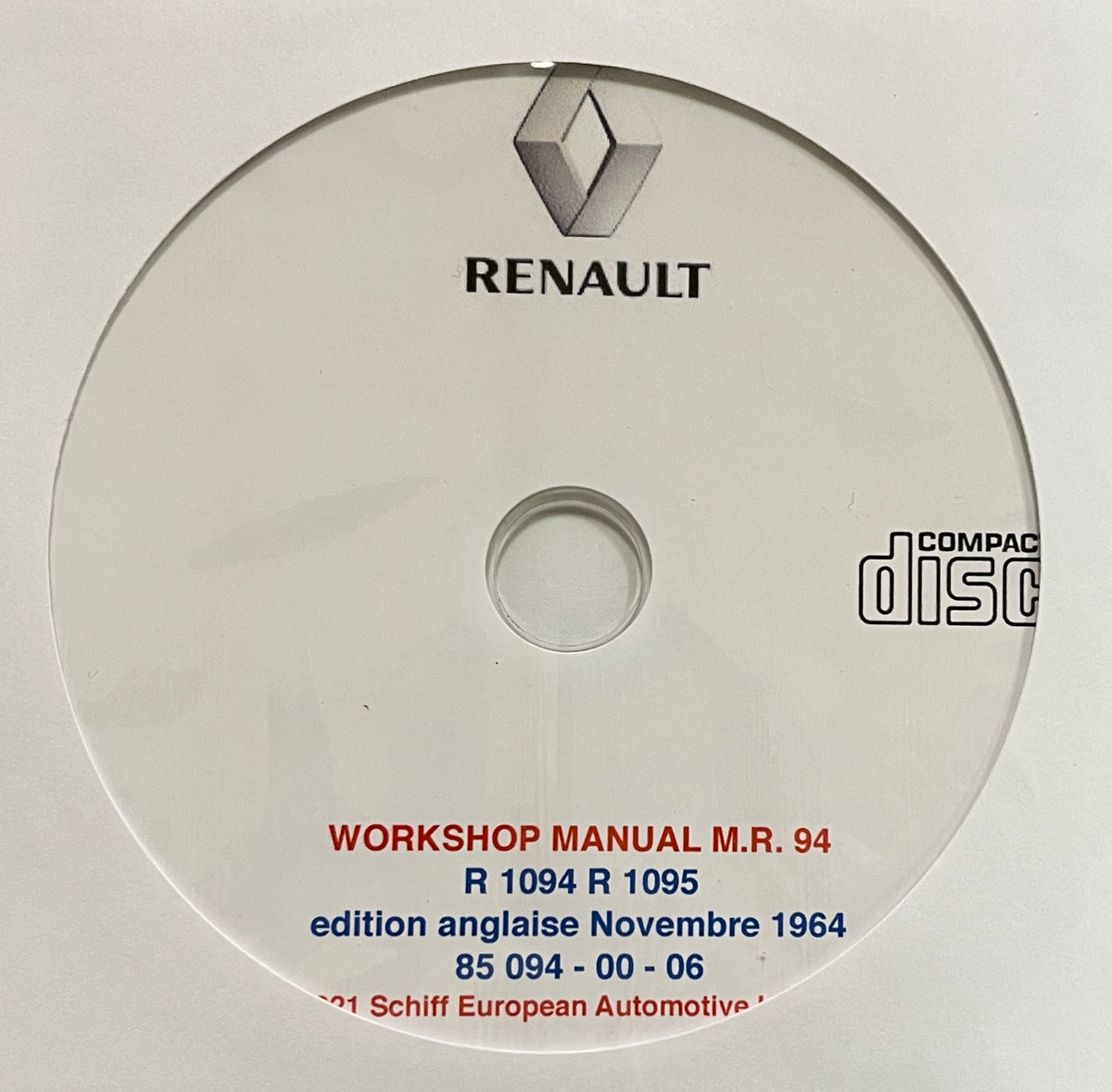 19631967 Renault Dauphine R1094 and Dauphine Gordini R1095 M