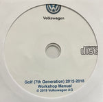 2012-2018 Volkswagen Golf (7th Generation) Workshop Manual