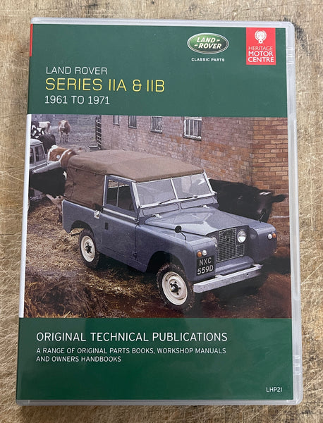 1961-1971 Land Rover Series IIA & IIB Owner's, Parts and Workshop Manuals