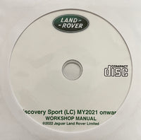 2021 onwards Land Rover Discovery Sport Workshop Manual