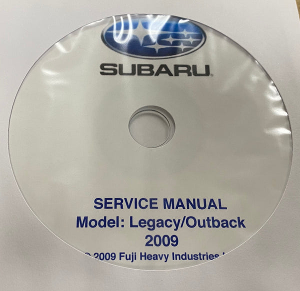 2009 Subaru Legacy and Outback Workshop Manual