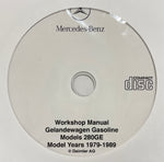 1979-1989 Mercedes-Benz 280 GE (W460) Workshop Manual