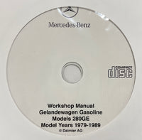 1979-1989 Mercedes-Benz 280 GE (W460) Workshop Manual
