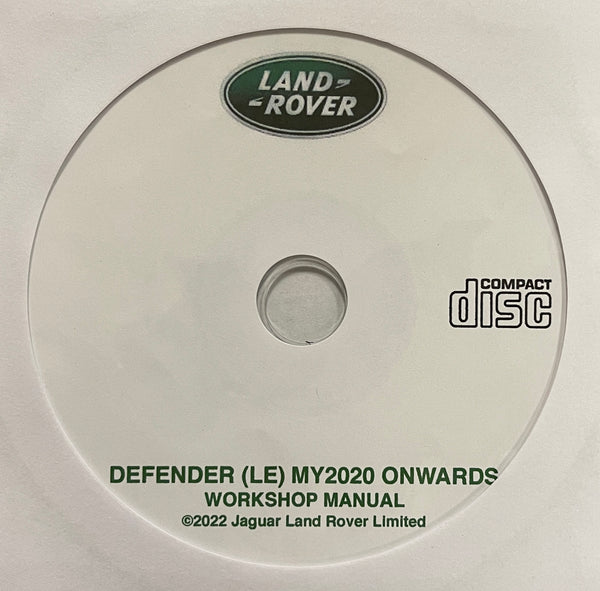 2020 onwards Land Rover Defender (LE) Workshop Manual