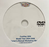 2004-2008 Cadillac SRX Owner's Manual + Workshop Manual