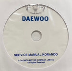 1999-2001 Daewoo Korando Workshop Manual