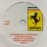 1994-1999 Ferrari F355-355F1 Workshop Manual
