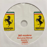 2000-2004 Ferrari 360 modena Workshop Manual