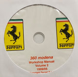 2000-2004 Ferrari 360 modena Workshop Manual