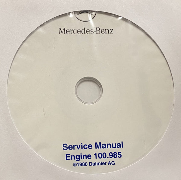 1975-1980 Mercedes-Benz Engine 100.985 (6.9) Workshop Manual