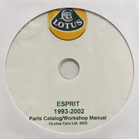 1993-2002 Lotus Esprit Parts Catalog and Workshop Manual