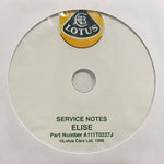 1996-2000 Lotus Elise Workshop Manual