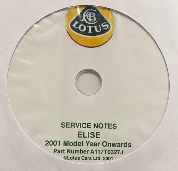 2001-2003 Lotus Elise Workshop Manual