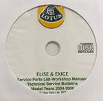 2004-2008 Lotus Elise & Exige Parts Catalog and Workshop Manual