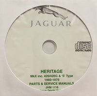 1960-1970 Jaguar MKX, 420, 420G and S Type Parts Catalog & Workshop Manual