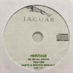 1956-1969 Jaguar Mk. I, Mk. II, 240 and 340 Parts Catalog and Workshop Manual