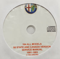 1991-1993 Alfa Romeo 164 USA and Canada Workshop Manual