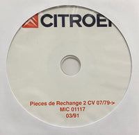 1980-1990 Citroen 2CV Parts Catalog