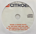 1966-1975 Citroen Model D Parts Catalog