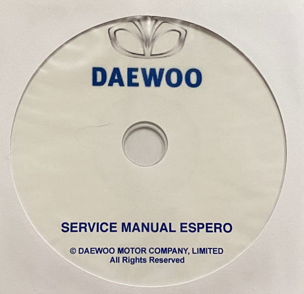 1991-1997 Daewoo Espero Workshop Manual