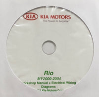 2000-2004 Kia Rio Workshop Manual and Electrical Wiring Diagrams