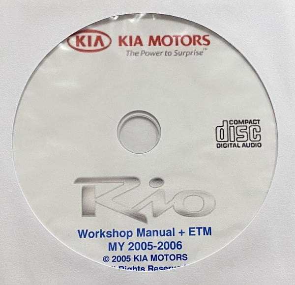 2005-2006 Kia Rio Workshop Manual and Electrical Troubleshooting Manual