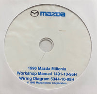 1996 Mazda millenia Workshop Manual and Electrical Wiring Diagrams