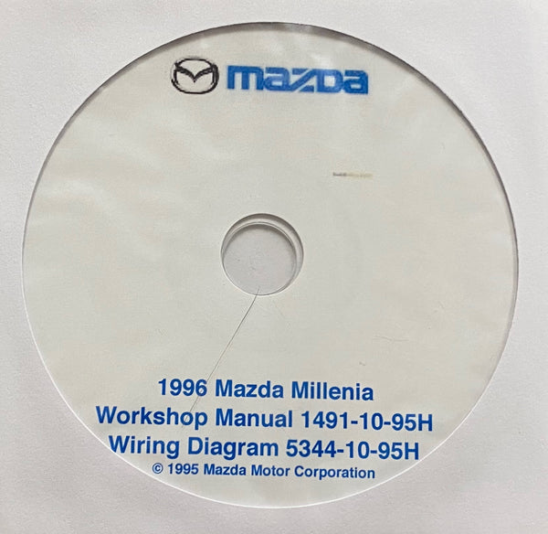1996 Mazda millenia Workshop Manual and Electrical Wiring Diagrams