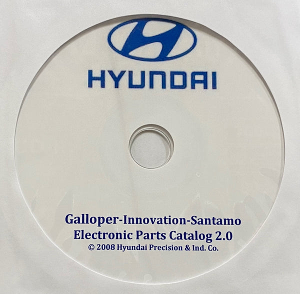 1991-2003 Hyundai Galloper-Innovation-Santamo Parts Catalog
