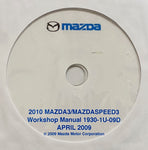 2010 Mazda3-Mazda3SPEED US Workshop Manual