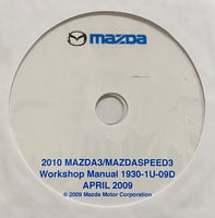 2010 Mazda3-Mazda3SPEED US Workshop Manual
