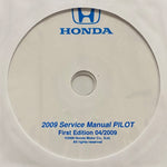 2009 Honda Pilot US Workshop Manual