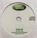 2007 onwards Land Rover Defender Workshop Manual