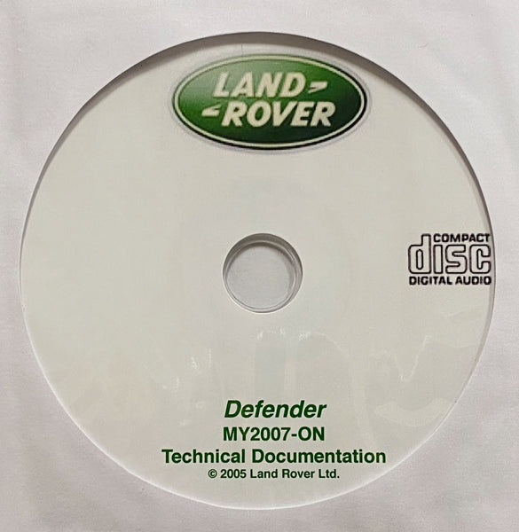 2007 onwards Land Rover Defender Workshop Manual