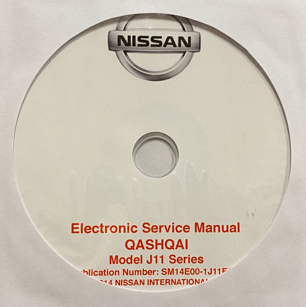 2013 onwards Nissan Qashqai Model J11 Series Workshop Manual