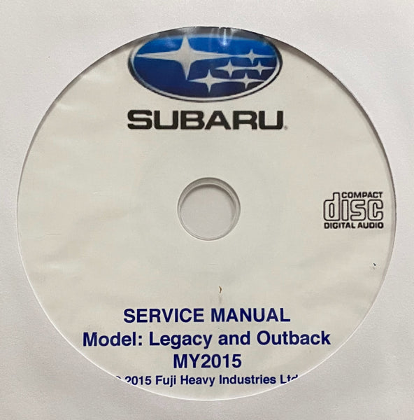 2015 Subaru Legacy and Outback Workshop Manual