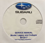 2017 Subaru Legacy and Outback Workshop Manual
