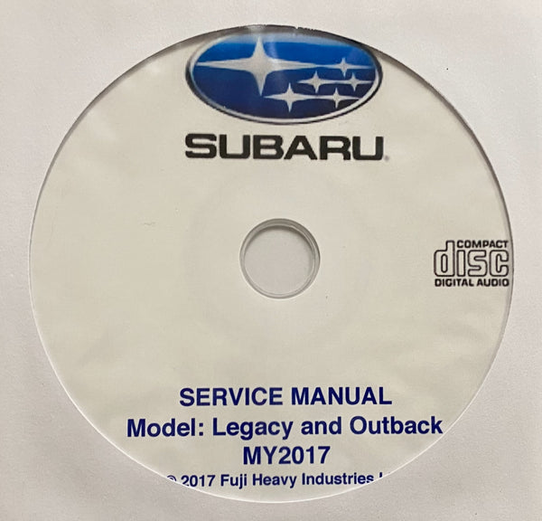 2017 Subaru Legacy and Outback Workshop Manual