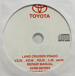 1996-2002 Toyota Land Cruiser Prado 90 Series Workshop Manual
