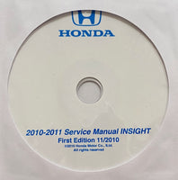 2010-2011 Honda Insight Workshop Manual