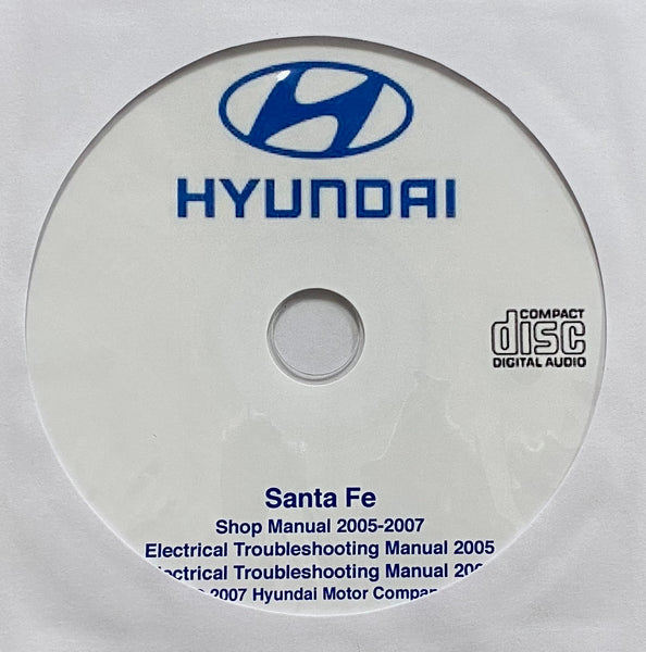 2005-2007 Hyundai Santa Fe Workshop Manual