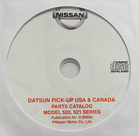 Datsun Pick-Up USA & Canada Parts Catalog Model 520-521 series