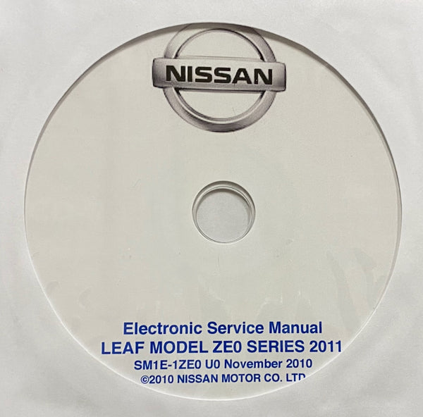 2011 Nissan Leaf Model ZE0 Series US Workshop Manual