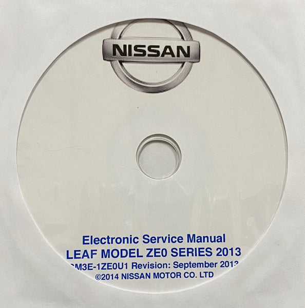 2013 Nissan Leaf Model ZE0 Series US Workshop Manual