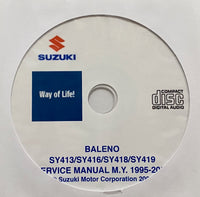 1995-2002 Suzuki Baleno SY413-SY416-SY418-SY419 Workshop Manual