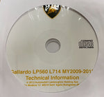 2009-2012 Lamborghini Gallardo LP560 Workshop Manual