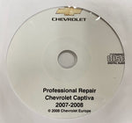 2007-2008 Chevrolet Europe Captiva Workshop Manual