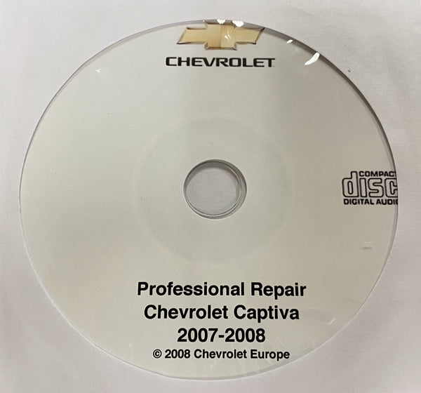 2007-2008 Chevrolet Europe Captiva Workshop Manual